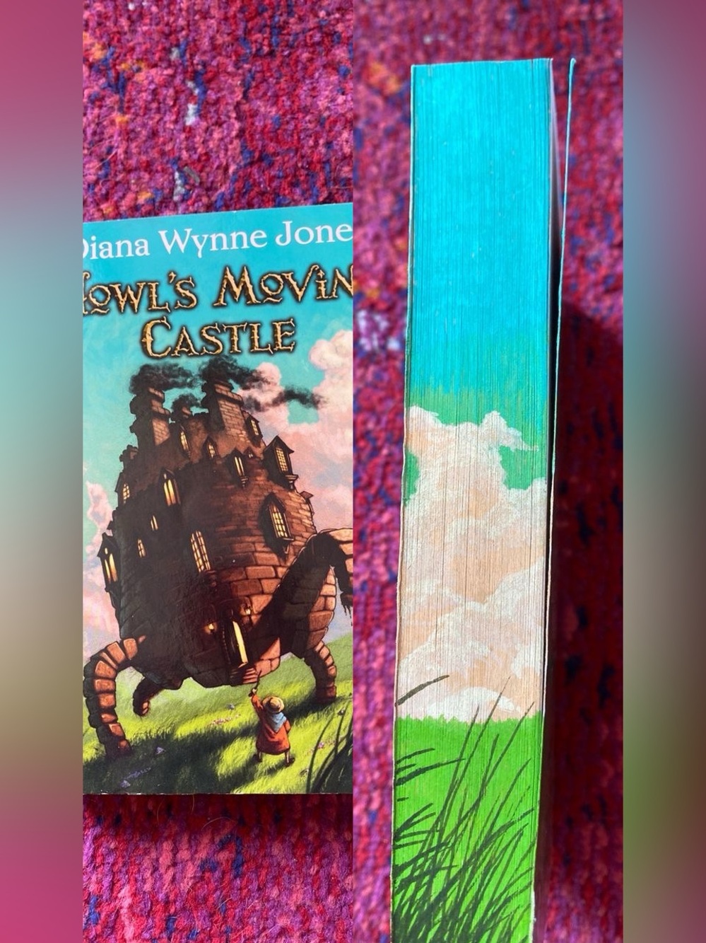 Howl's Moving Castle Hand Painted Edges Special Edition Fantasy Paperback book